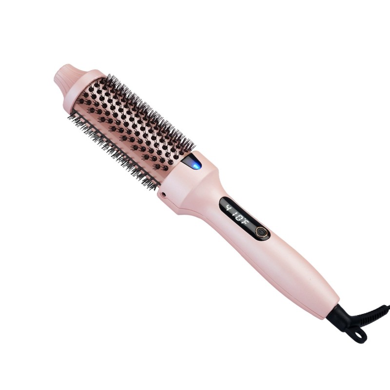 Premium Electric Curling Comb with Ceramic Barrel 5 Temperature Settings for All Hair Types-Household Use