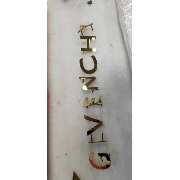 IP67 Fabricated Stainless Steel Letters Mirror polished 41mm 10 Years Lifetime