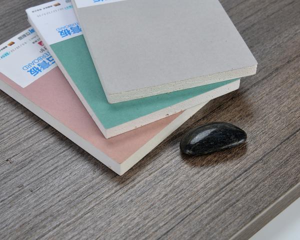 cor resistente avaliado do marfim da placa de gipsita da umidade do fogo de 15mm para interno
