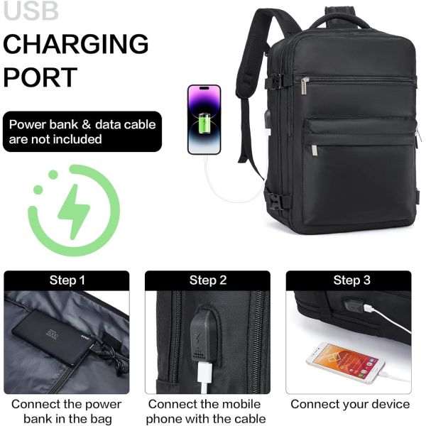 Lightweight Weekender Overnight Bag Flight Approved Duffel Travel Bag 15.6