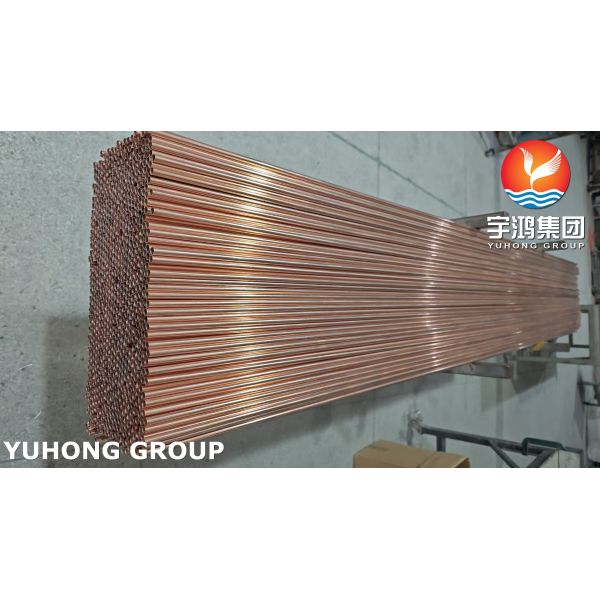 10*0.7MM Copper Coated Bundy Tube , Copper Brazed Double-Wall Low Carbon Steel Tube For Auto Parts