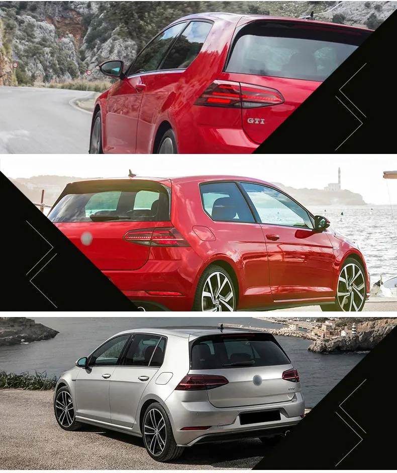 Заднее освещение для Volkswagen Vw Golf 7 13-21 Ретрофит 7.5 поколения Full Led Rear Tail Light Flow Рулевое управление