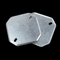 Acero inoxidable cuadrado eléctrico de la tapadera de caja de conexiones del metal incombustible