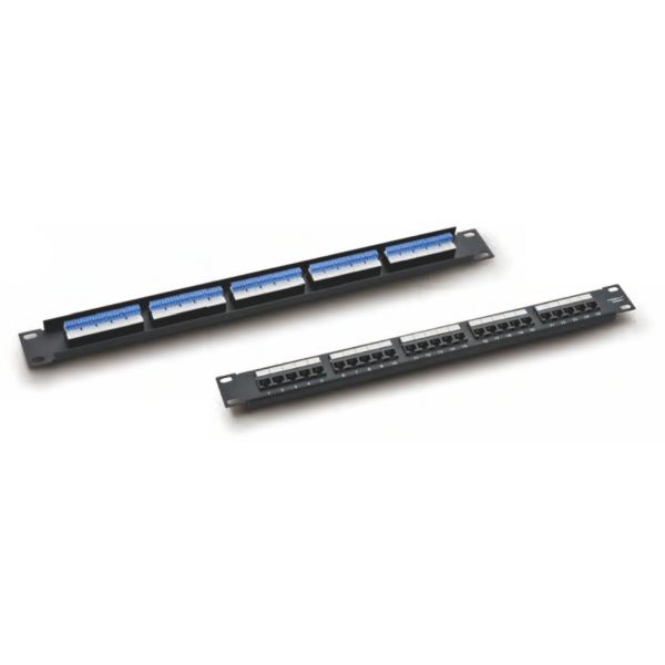 25/50 Ports Voice Patch Panel with 8P4C and IDC Contacts for Data Center Accessories