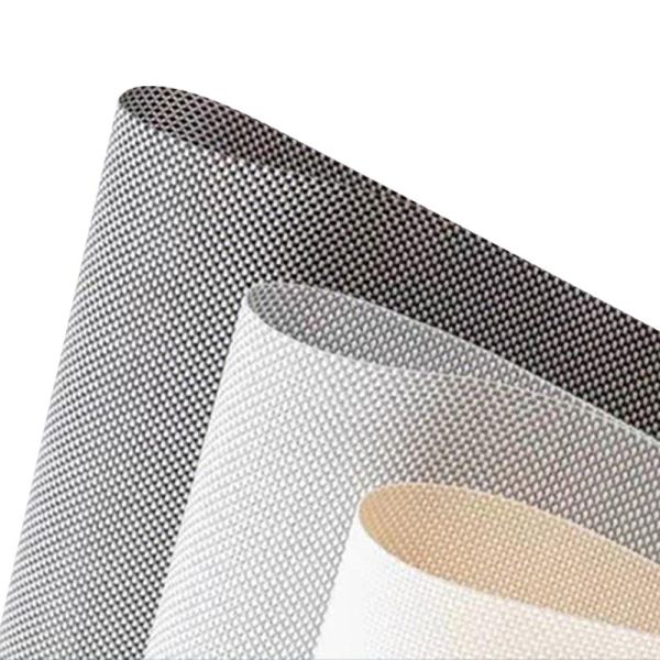 Quality Sunscreen Fabric Window Blinds Fabric Polyester Plain Blackout Roller Blind Fabric
