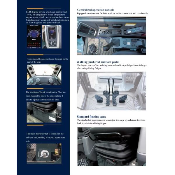 Korea Hyundai Excavator HX60Pro Jindongyu Machine YANMAR 4TNV94L Engine