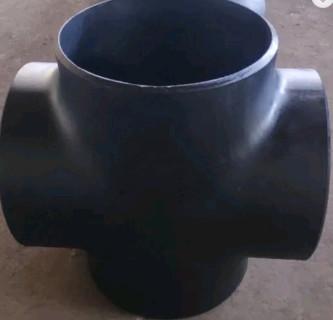 ASME B16.9 Cross Pipe Connector Seamless Four Way Tee Pipe Fitting