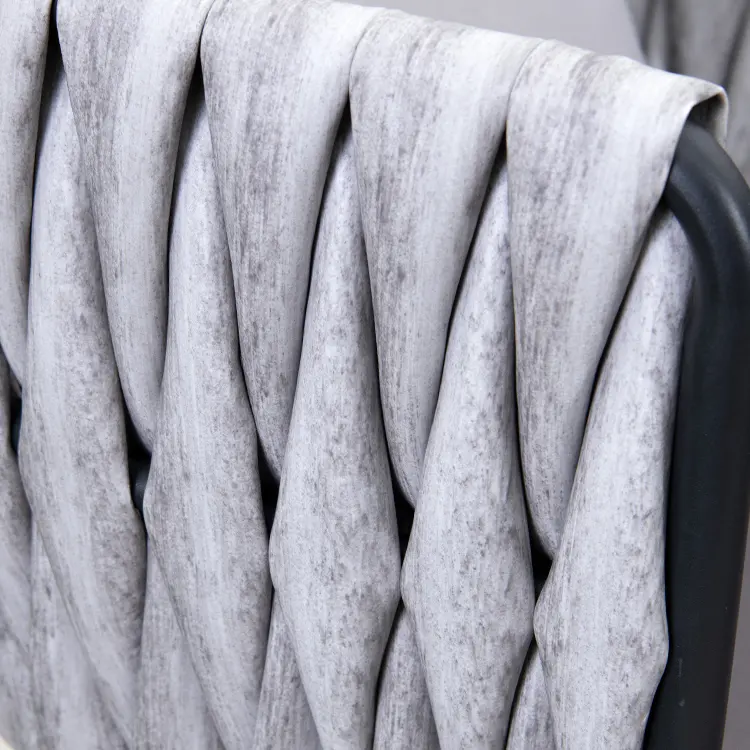 Table et chaise extérieures de style nordique terrasse loisirs patio table et chaises