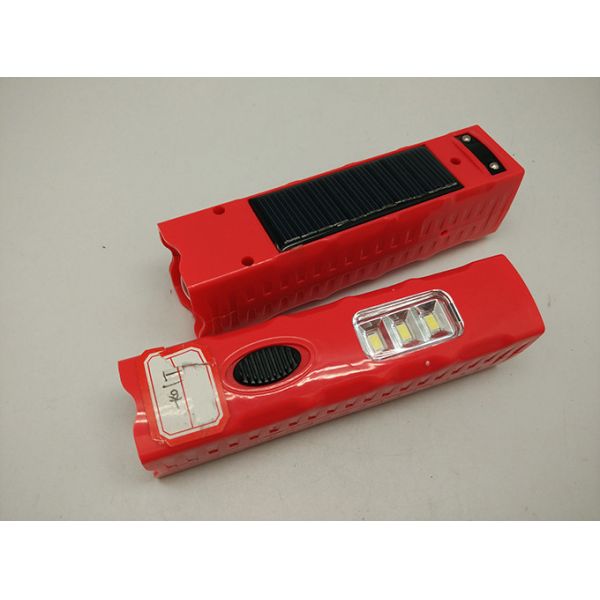 BN-K01T  Square Solar Rechargeable LED Torch Flashlight