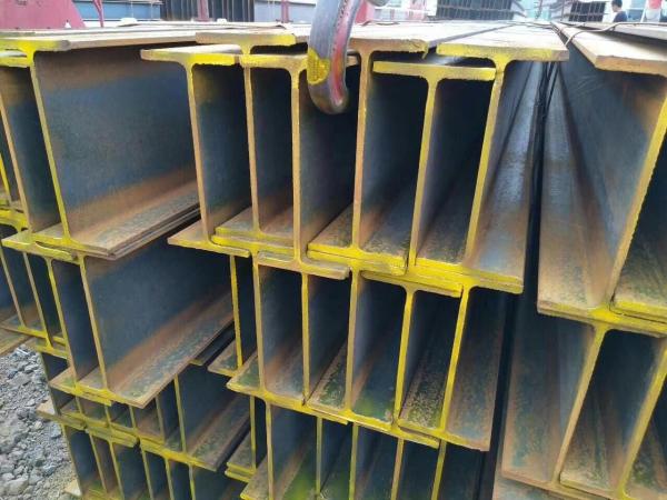 S275 Grade Hot Rolled Welding Steel H Beam 100 Mm Flange Width ISO Certification