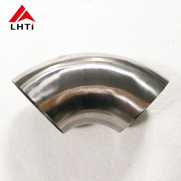 Custom CNC Titanium Elbow Pipe Fitting Machining