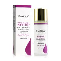 Aloès naturel d'escargot de marque de distributeur nourrissant hydratant le toner de visage de peau