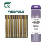 Electrodo de soldadura de tungsteno de 3 mm de WES púrpura compuesto