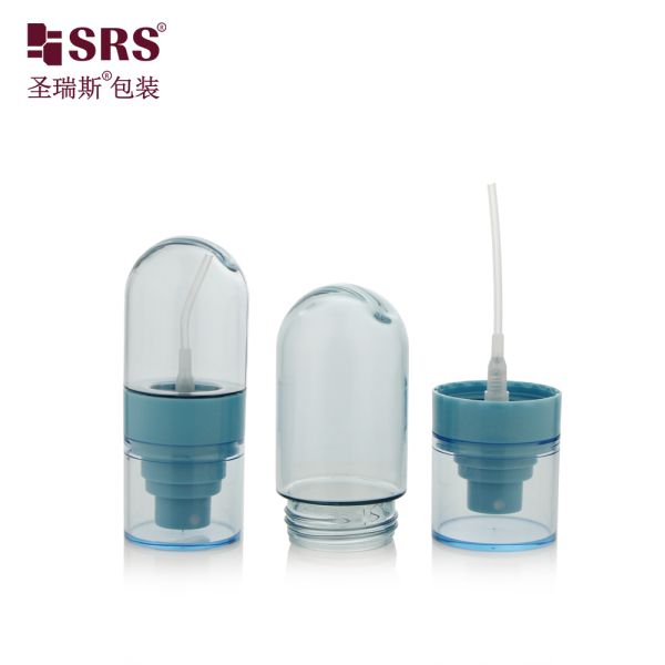 PETG02 30ml 50ml 60ml 80ml 100ml Empty Custom Semi-transparent Colored Blue PETG Spray Pump Bottle For Skincare Toner