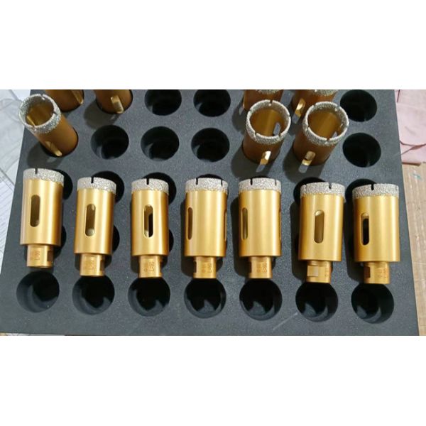 Drilling Marble Tile Cemaric M14 Brazed Diamond Hole Saw 90mm