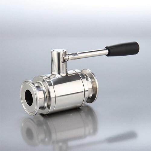 Diret Way Floating Sanitary Ball Valves Stainless Steel Manual Type