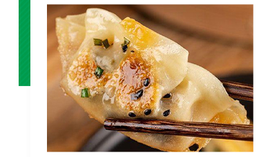 High Quality Source Manufacturer Delicious Quick Japanese Style Steamed Dumplings Fried Frozen Jiaozi Gyoza