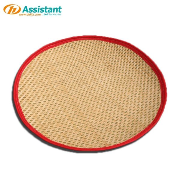 DL-6CRH-120Z Bamboo Tea Bucket for Soft Tea Processing Non-Hole Cloth Tea Leaf Basket