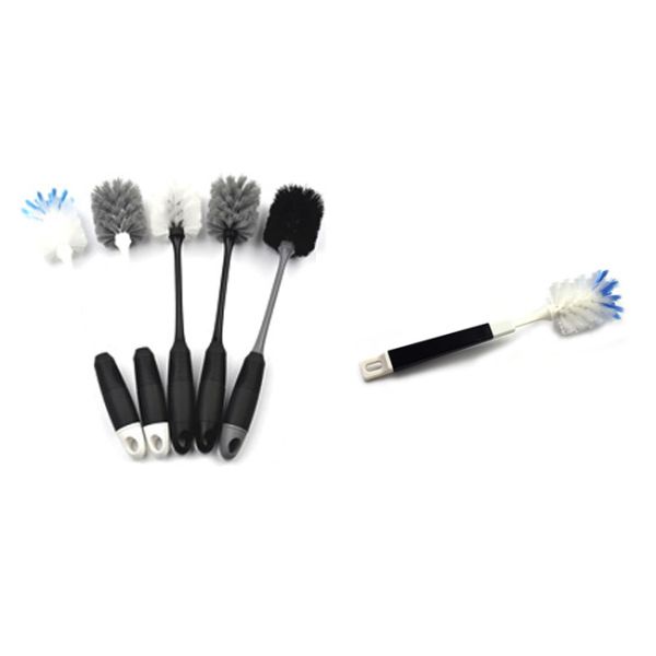 Небольшая бутылка нейлона младенца Скруб сжатие выскальзывания качества еды щетки мягкое не