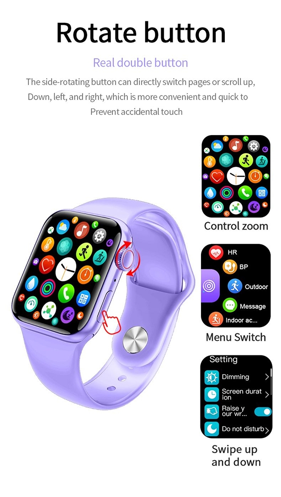 контроль сна браслета SC7R30 тарифа сердца 128M умный 1,77 дюйма