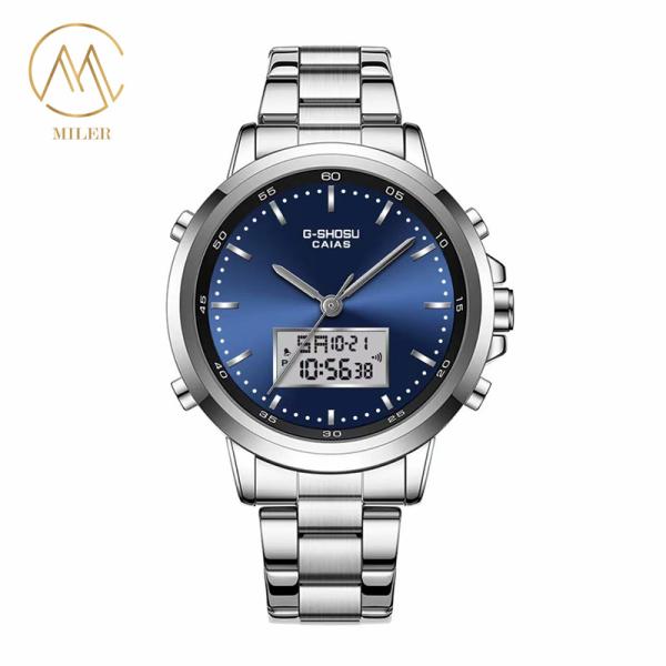 Reloj de cuarzo para mujer Miler ML3101, esfera blanca, resistente al agua 30ATM