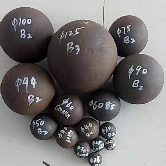 Bola de moedura forjada dos meios do aço 90mm para a planta do cimento