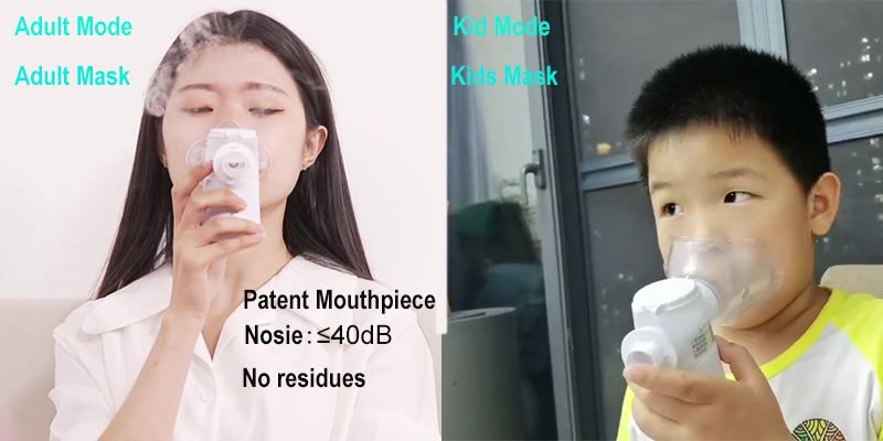 Nebulizer сетки астмы ПК IP45 PP дыша портативным одним типом c кнопки регулируемым