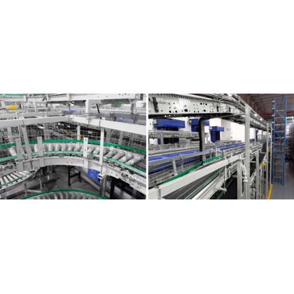 Carton Box Conveyor Sorting System Flexible Gravity Roller Conveyor System Logistics Sorting Warehouse Storage Rack