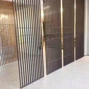 Weather Resistant Decorative Aluminum Grilles Custom Aluminum Door Grille