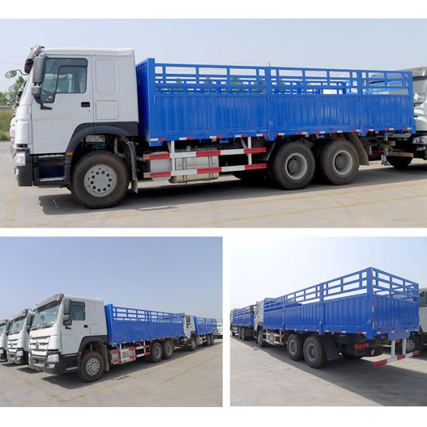 371HP Second Hand Sinotruk Howo Cargo Truck 6x4