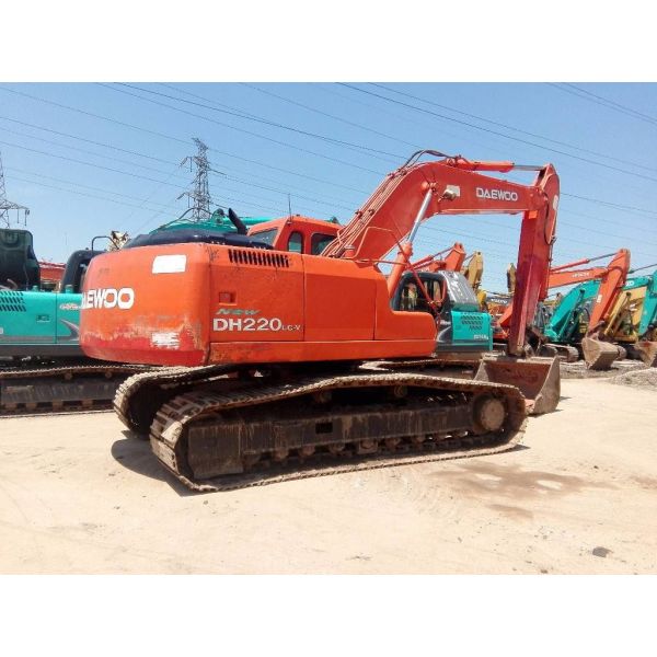 Daewoo utilizó el excavador hidráulico 220LCV 300LCV de la correa eslabonada