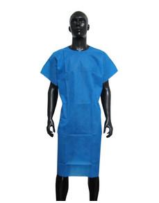 Breathable Hospital Surgical Scrubs Disposable Patient Exam Gowns Non Toxic