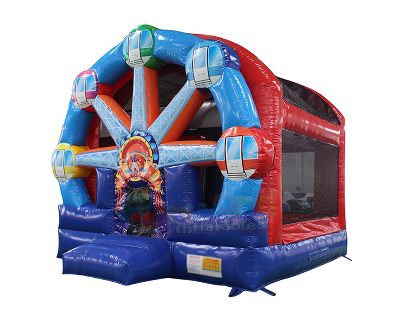 Дом прыжка колеса Феррис раздувной комбинированный/коммерчески скача замок