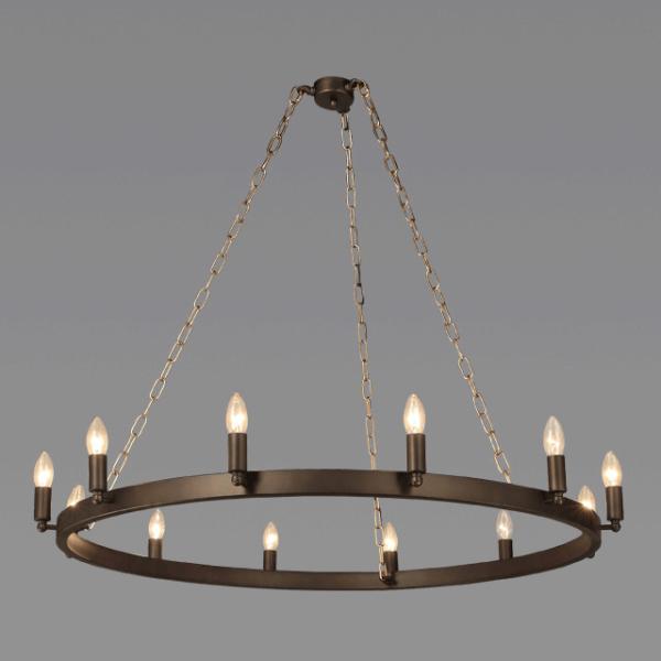 Kathy ireland Iron chandelier for Farmhouse indoor home pendant lamp (WH-CI-52)