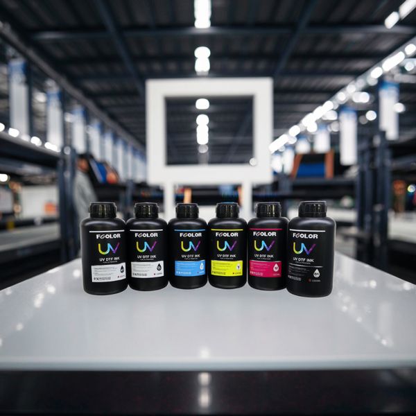 FCOLOR 500ml Universal LED UV Curing Ink for Epson Ricoh Flatbed Printer Hard