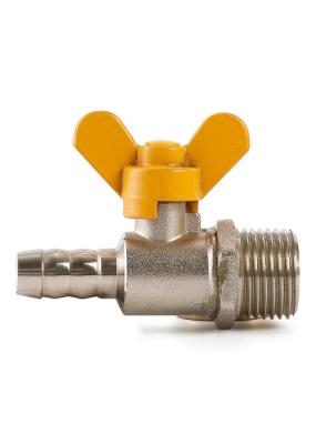 Anticorrosive 1/2 Brass Gas Valve Tap Rustproof Male Thread