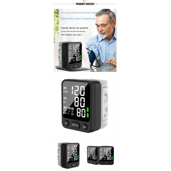 Applicable Parts Wrist Aneroid Sphygmomanometer for Accurate Blood Pressure Monitoring