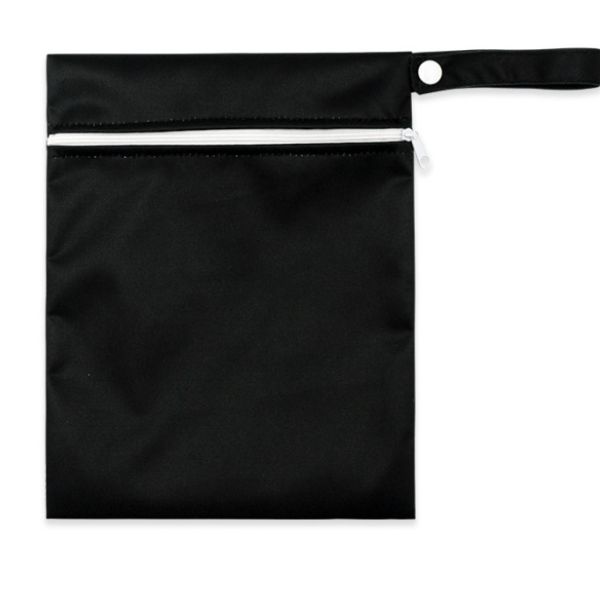 20x25cm Organic Cotton Reusable Sanitary Pads Diaper Menstrual Bag Portable Mommy Bag Zipper