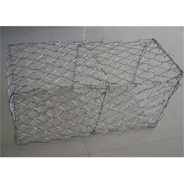 Galvanized 60*80mm Gabion Wire Mesh For Retaining Wall