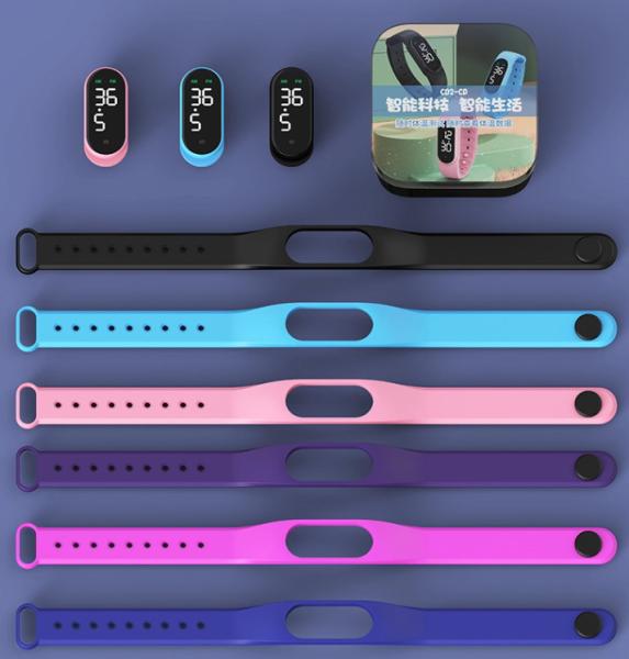Body Temperature Measuring 45℃ Smart Bracelet Wristband