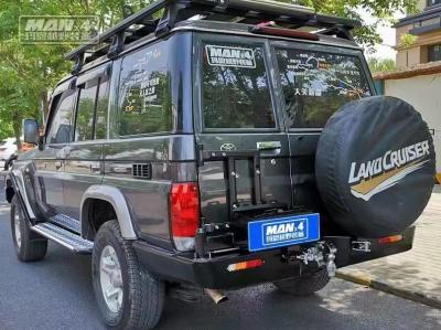 LC76 LC79 TOYOTA Bull Bar Rear Bumper With Fuel Tank And Spare Bracket