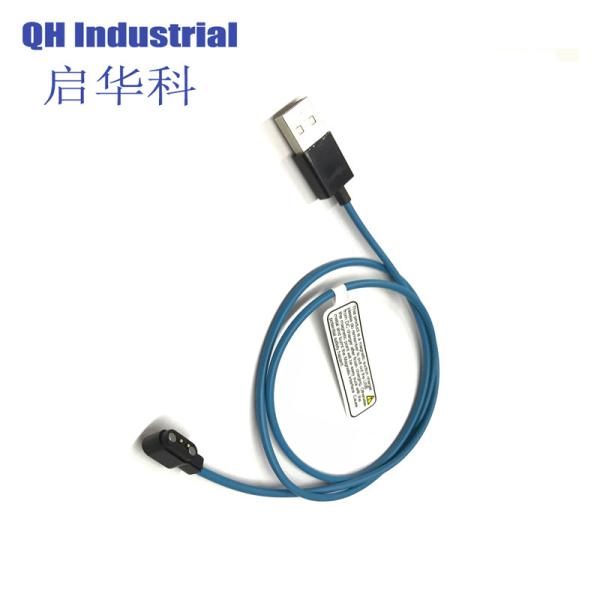 2Pin 2.84mm RoHS Standard Game Player Connector pogo magnetic connector Short VCD magnetic cable connector