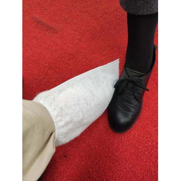 Кожаный ботинок полируя ткани Needlepunch устранимой сухой перчатки Nonwoven