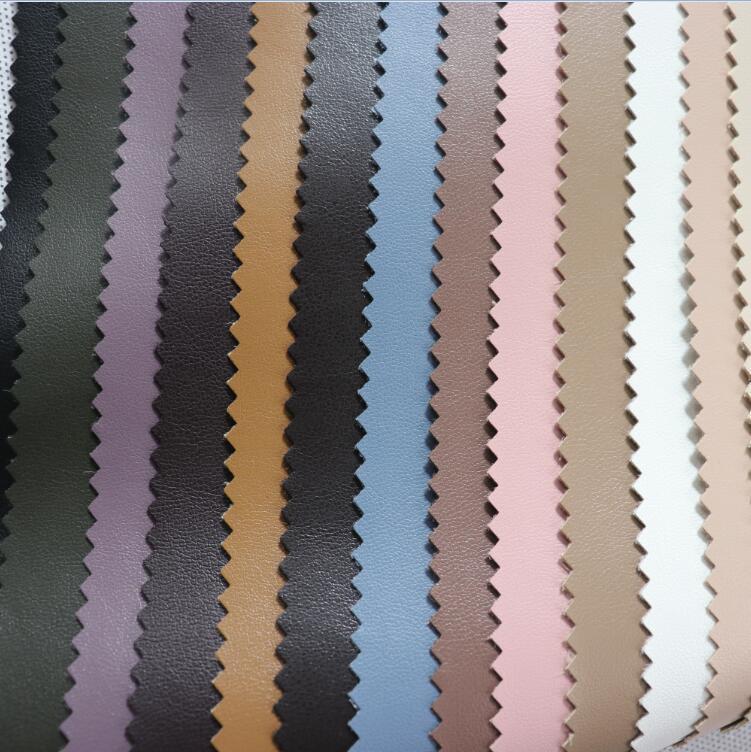 PU PVC Finished Microfiber Garment Leather Fabric