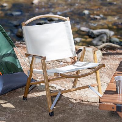 Beechwood Hard Arm Camping Chair 2.4kg 51x42x65cm Lightweight