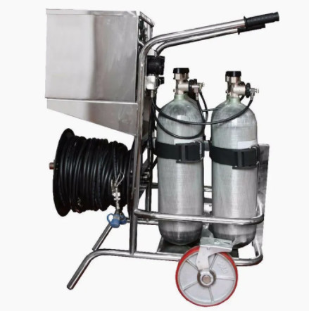 Portable Trolley SCBA System for Firefighting, Chemical Plants, and Oxygen-Deficient Worksites