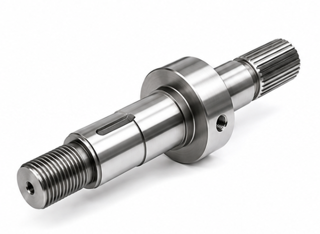 Automation Drive Shaft Component Custom CNC Machined Transmission Spline Shaft