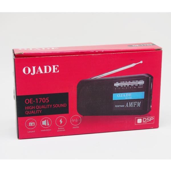 XIBOMAN DK-1705 FM AM Rádio partivel Suporte AA Bateria