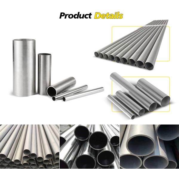 Stainless Steel Sanitary Pipe for Pharmacy HDP-001 Round Bead Crushed Polished Welded