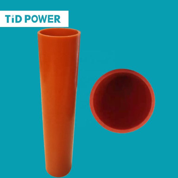 High Strength Epoxy Fiberglass Insulation Hollow Tube / Epoxy Resin Fiberglass Pipes